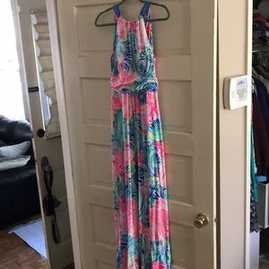 Lilly Pulitzer halter maxi dress NWT size small